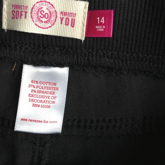 SO Ribbed Waist Sateen Shorts Black New - Picture 4 of 6