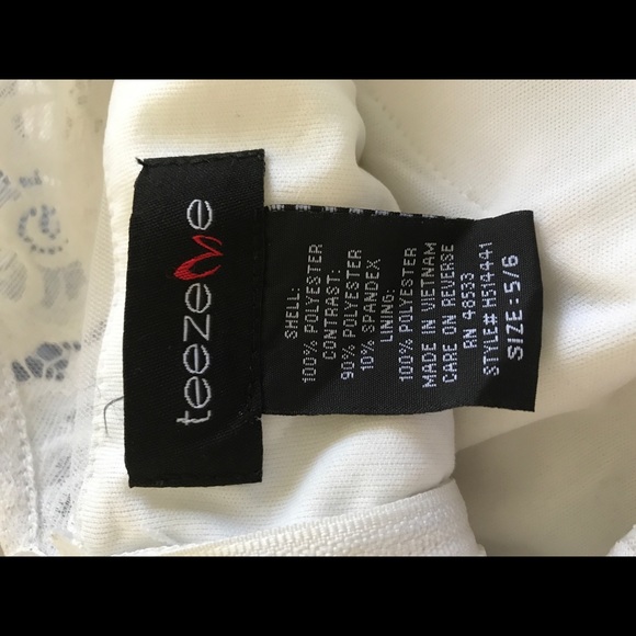 Lace Ivory Crop Top & Skirt Set - Picture 6 of 7