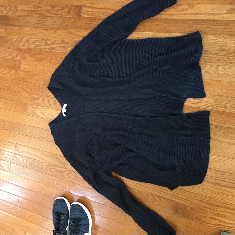 LOFT oversized navy cardigan- Small