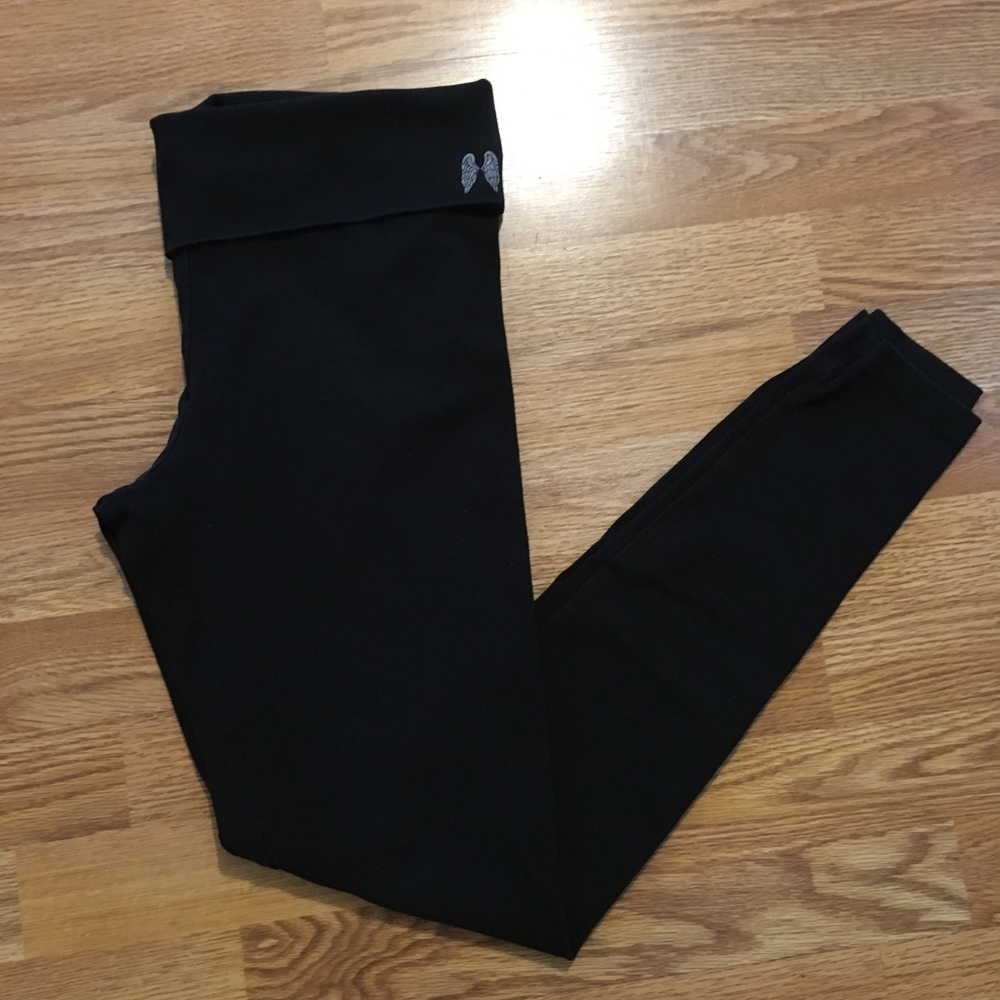 VS yoga legging with angel logo - med short