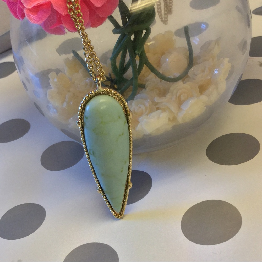 Turquoise Long Necklace - Picture 3 of 3