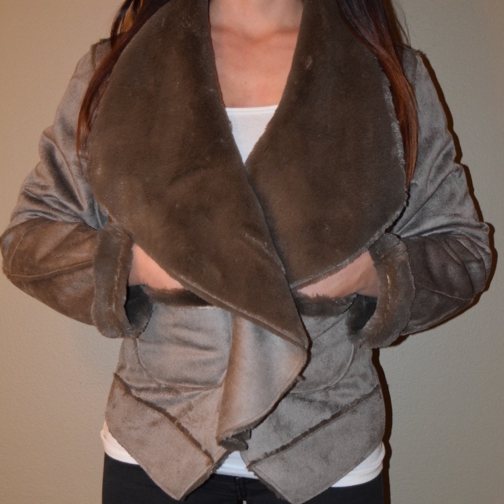 Johnny Was Faux Fleece Jacket