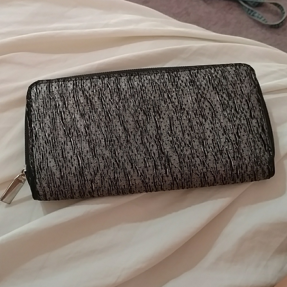 Metallic Grey wallet