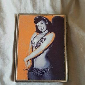 Bettie Page cigarette/card holder