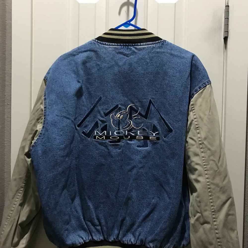 Disney denim jacket.