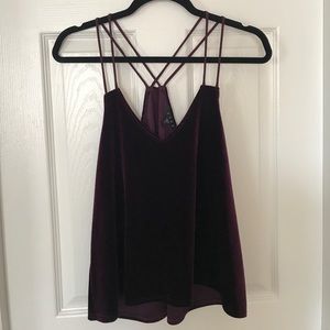 Velvet Strappy Tank