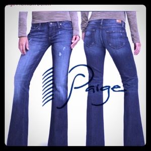 Paige Denim Laurel Canyon dk wash nwot
