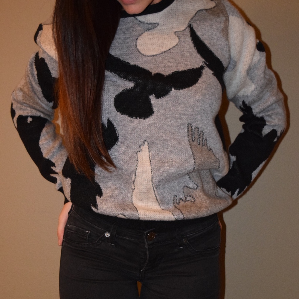 Bird Camo Sweater