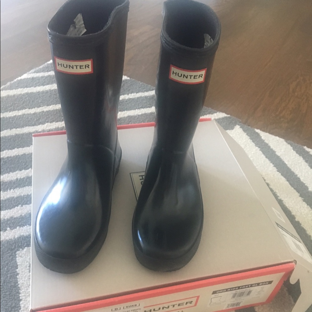 Kids Hunter Boots, purchased new, worn one season