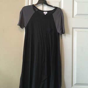 Lularoe XXS Carly charcoal grey