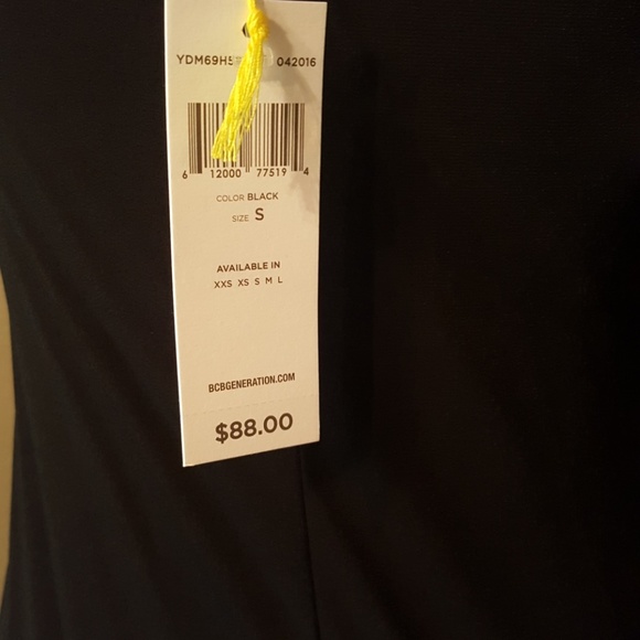 Bcbgeneration Draped Overlay Halter Dress - Picture 7 of 8