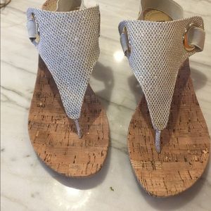 Sequined sandals
