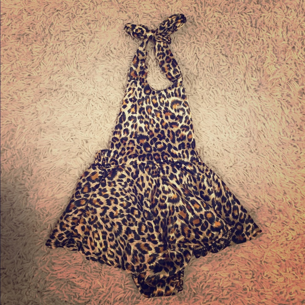 Leopard print 0-3M bodysuit