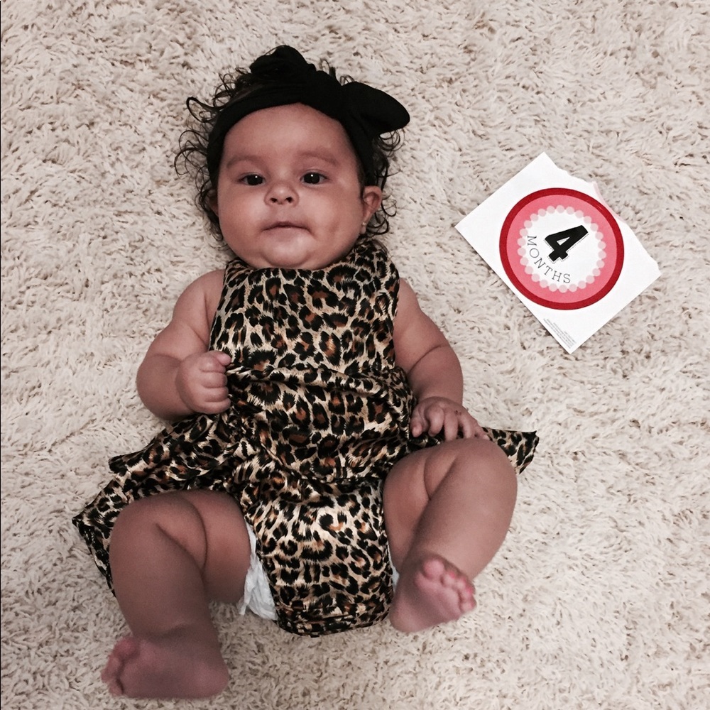Leopard print 0-3M bodysuit - Picture 5 of 5