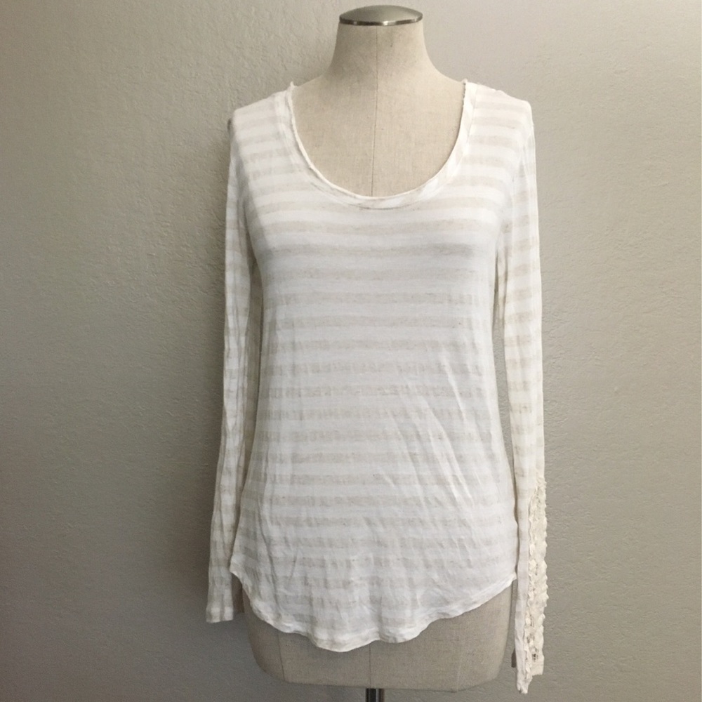 Long sleeve stripe shirt