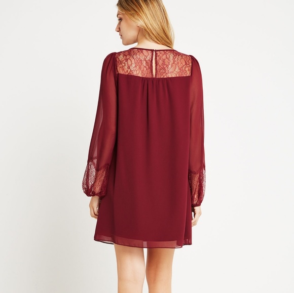 Bcbgeneration Lace-Trimmed Babydoll Dress - Picture 2 of 8