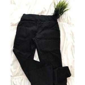 Black stretch pants