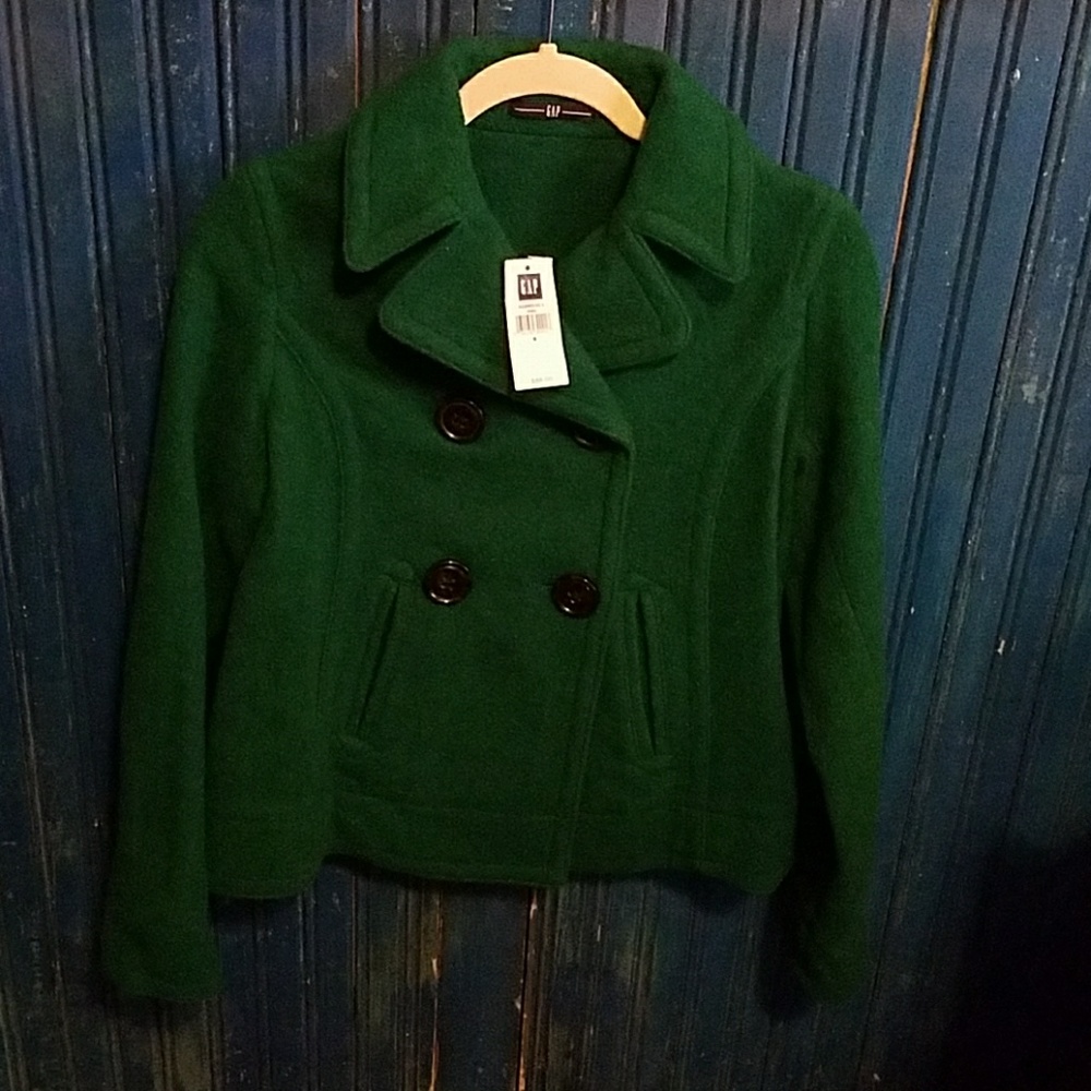 Gap Forest Green Wool Jacket