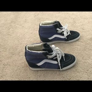 Vans old school wedge high tops
