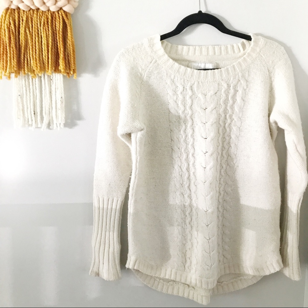 H+M L.O.G.G. Cable-knit Sweater