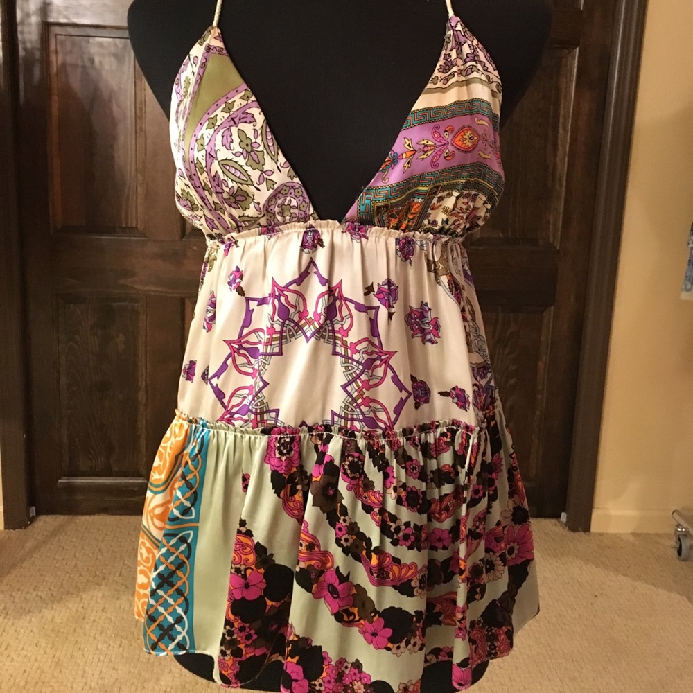 Beautiful silk print top