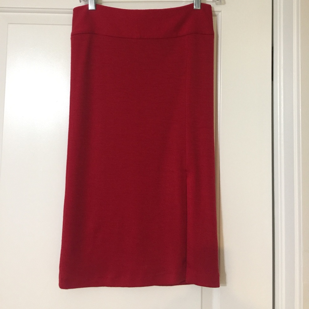NWT Alice & Olivia size 8 Royal Red Pencil Skirt