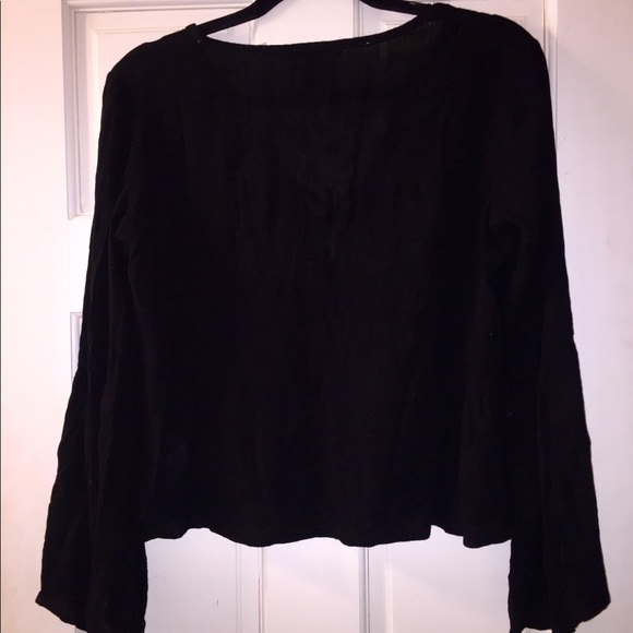 Embroidered long-sleeved top - Picture 3 of 3