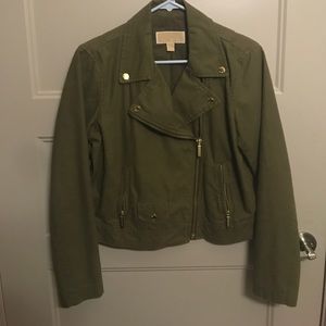 MICHAEL by Michael Kors green utility jacket