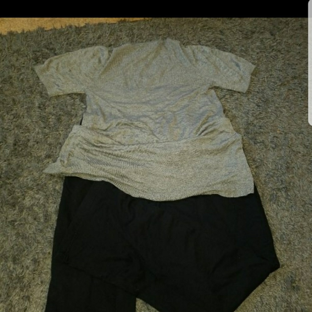 2 PIECE MATERNITY OUTFIT, SHIRT & PANTS
