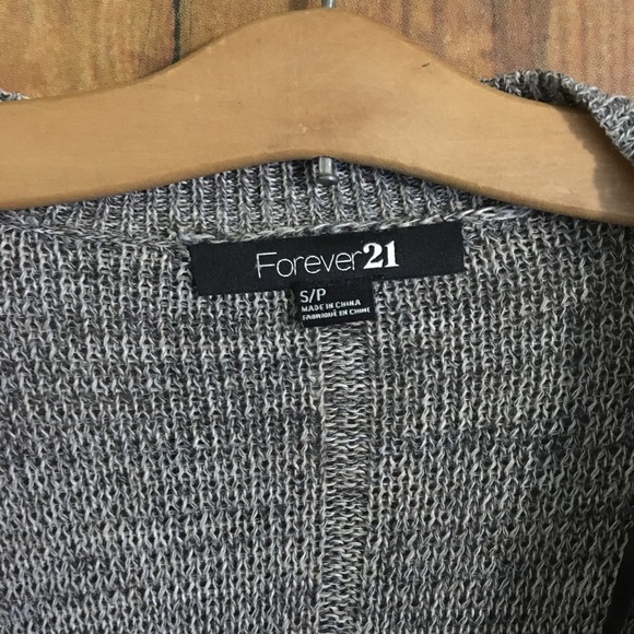 Forever 21 Grey Cardigan - Picture 3 of 4