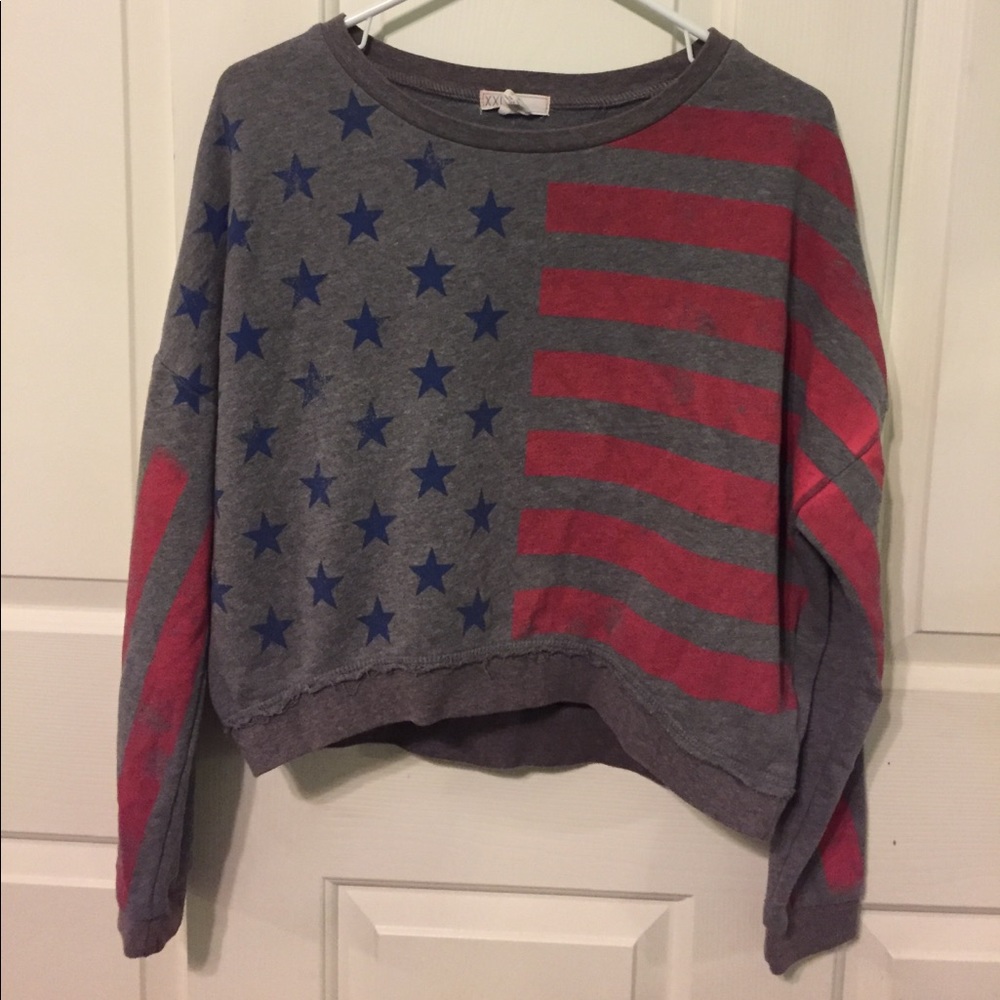 American flag sweater