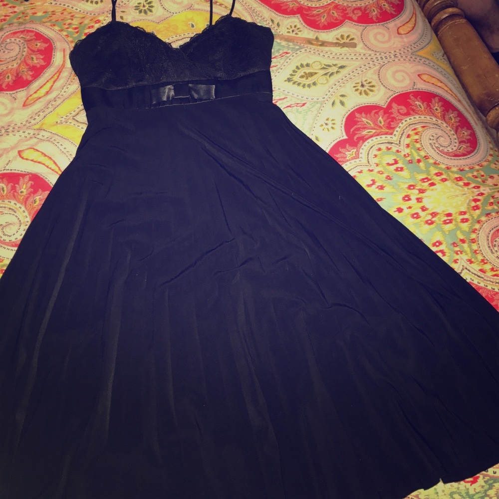 Black cocktail dress sz 5/6