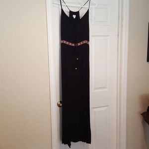 Umgee Black Dress With Side Slit