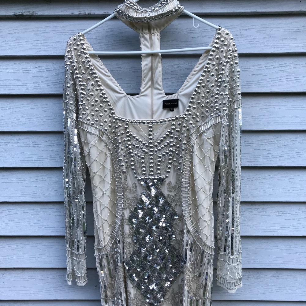 MISSGUIDED EMBELLISHED DRESS