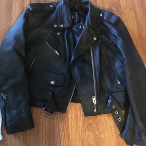 Leather jacket size xl