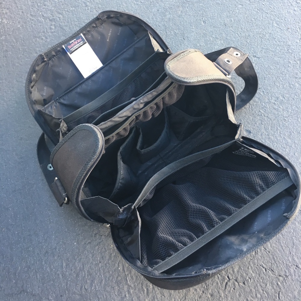 Baby Björn clamshell diaper bag