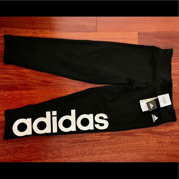 Adidas Black 34 Mix Fab Tight - Picture 1 of 2