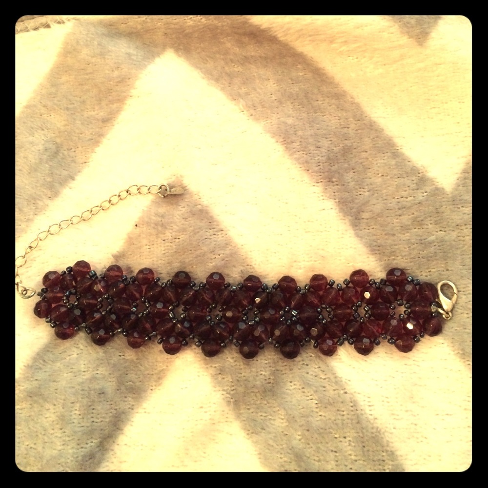 Purple bracelet