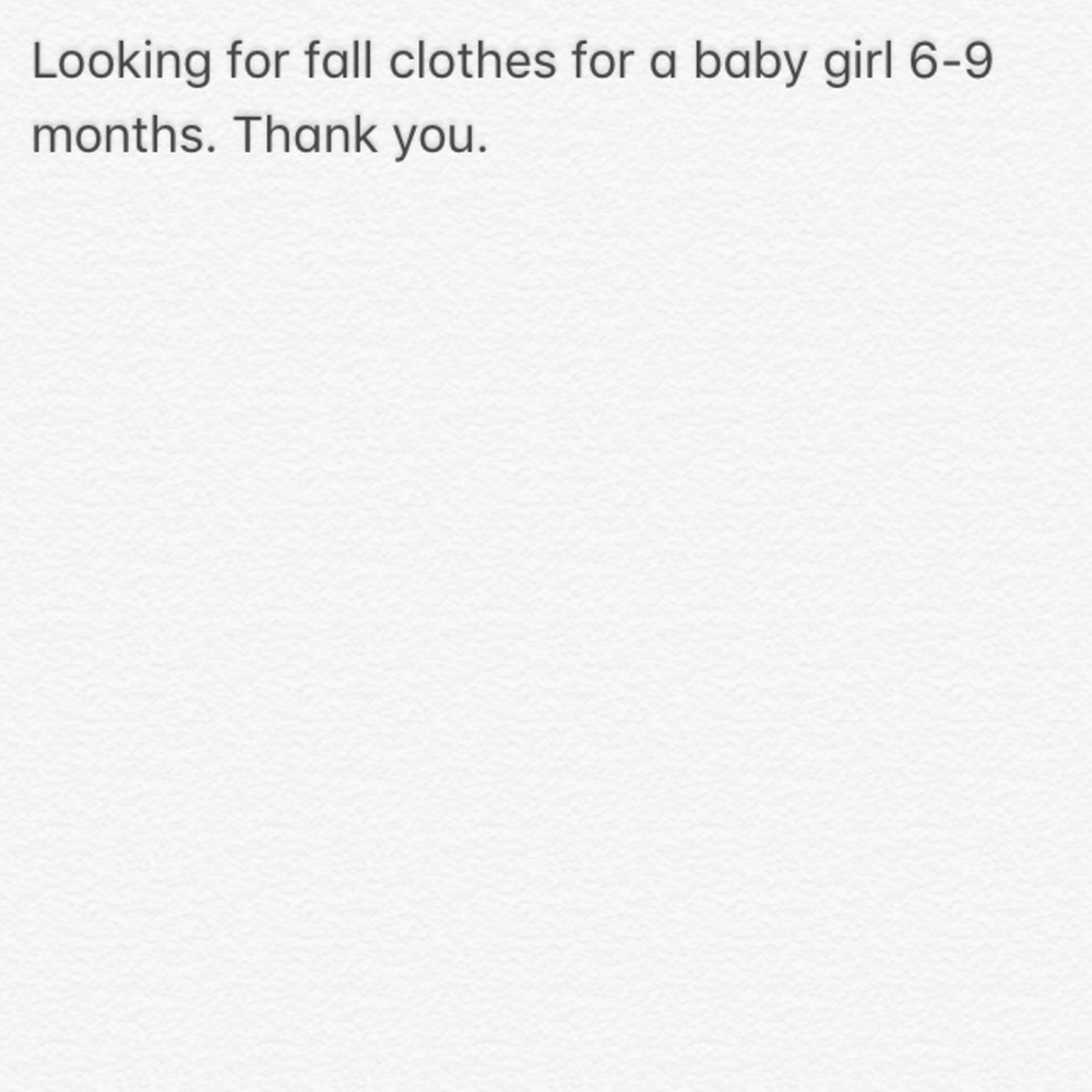 Looking for fall clothes