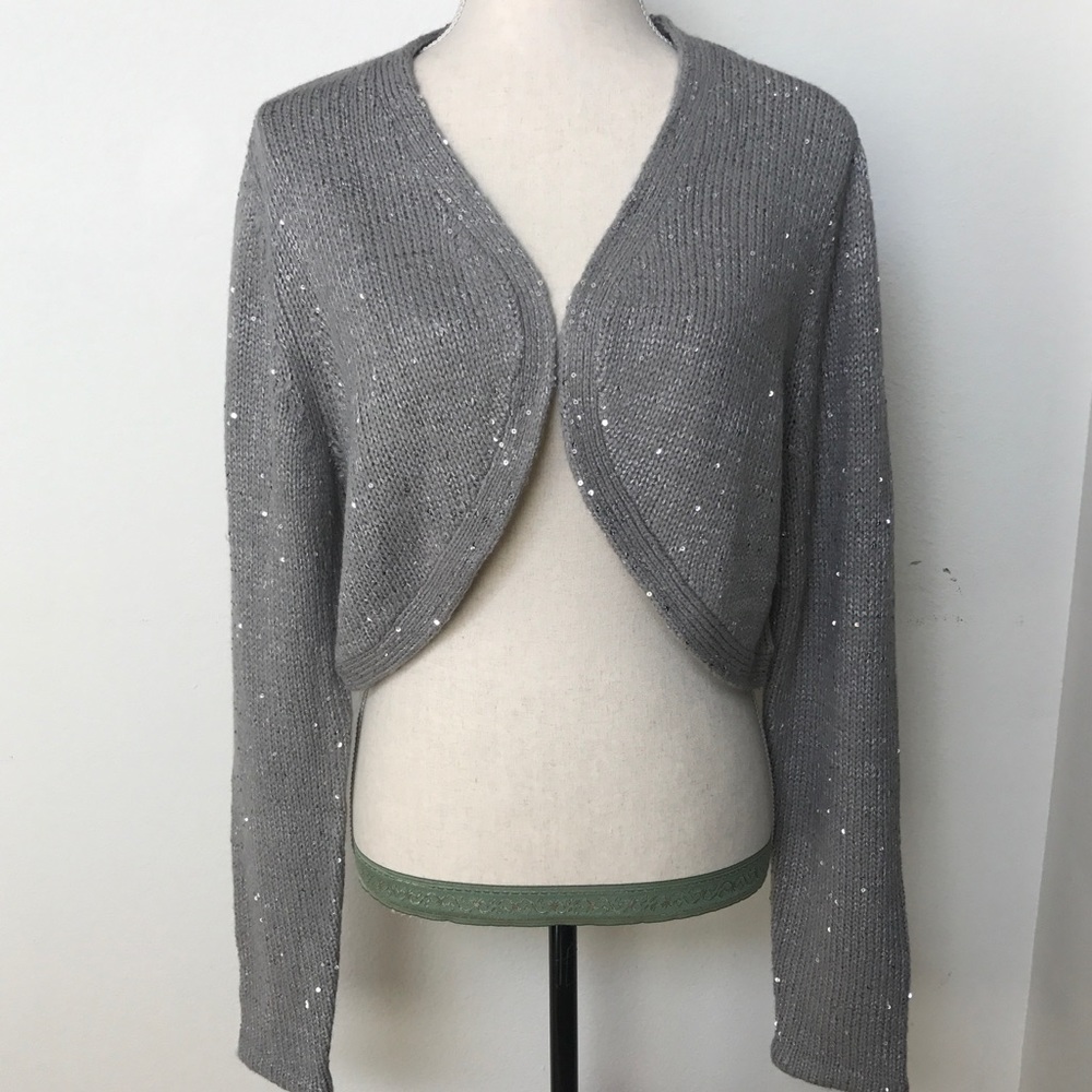 [Narciso Rodriguez] Cropped Sequin Cardigan