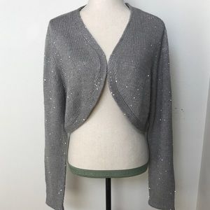 [Narciso Rodriguez] Cropped Sequin Cardigan