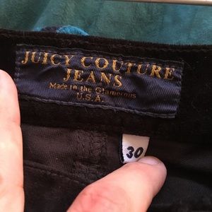 Juicy Couture velvet flare pants
