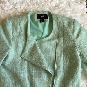 Unique Moto-style blazer by H&M Sz 38 (8)