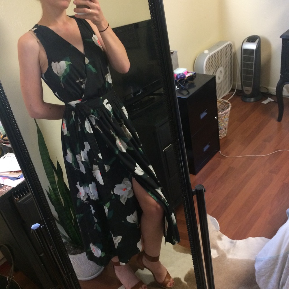 Banana Republic Floral Wrap Dress