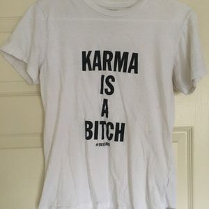 DIESEL 2015 Karma Is A Bitch Shirt
