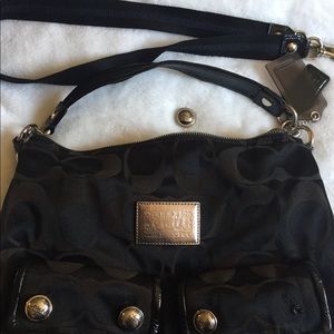 Medium black Coach bag