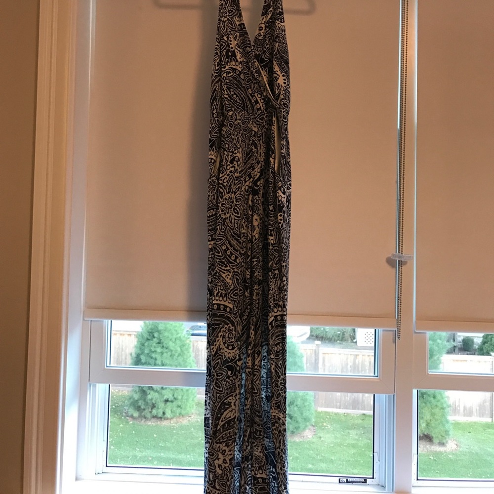 Design Lab backless halter jumpsuit