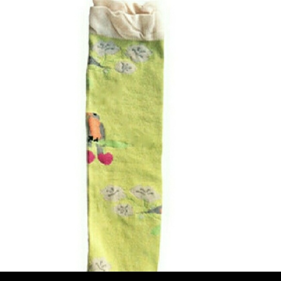 !SALE! NWT Peony and Moss Branches Knee High Socks - Picture 3 of 4