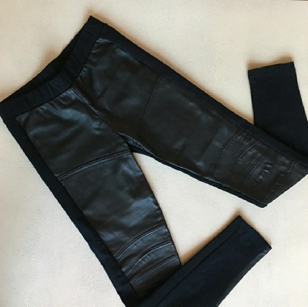 FAUX LEATHER LEGGINGS
