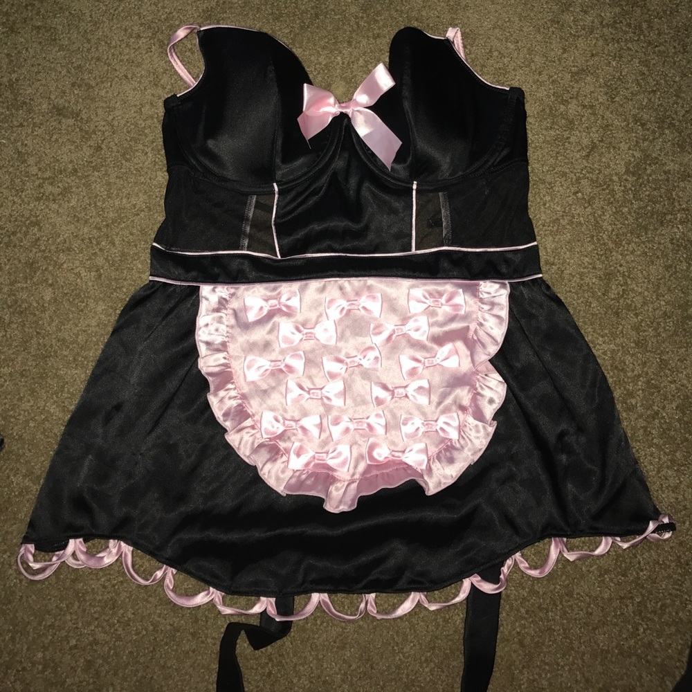 Victorias Secret sexy French maid lingerie costume